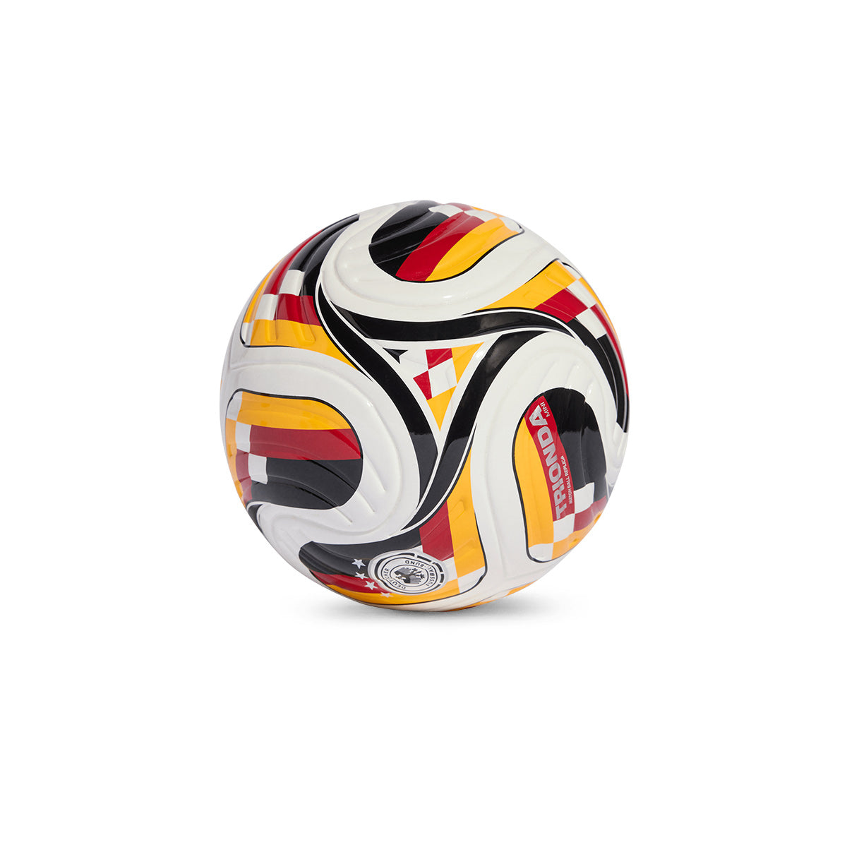ADIDAS TRIONDA GERMANY HOME MINI BALL - WHITE POWER RED/COLLEGIATE GOLD/BLACK SILVER MET