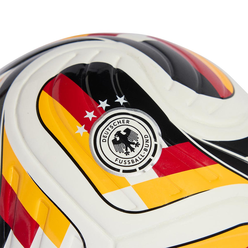 ADIDAS TRIONDA GERMANY HOME MINI BALL - WHITE POWER RED/COLLEGIATE GOLD/BLACK SILVER MET