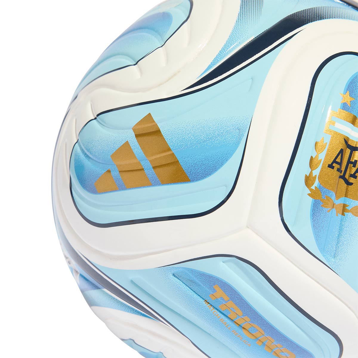 ADIDAS TRIONDA ARGENTINA HOME MINI BALL - WHITE/ICEY BLUE/LIGHT BLUE
