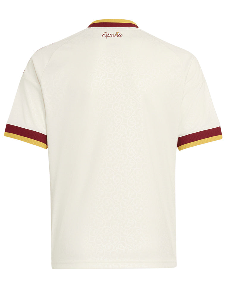 ADIDAS SPAIN 2026 AWAY KIDS JERSEY - OFF WHITE