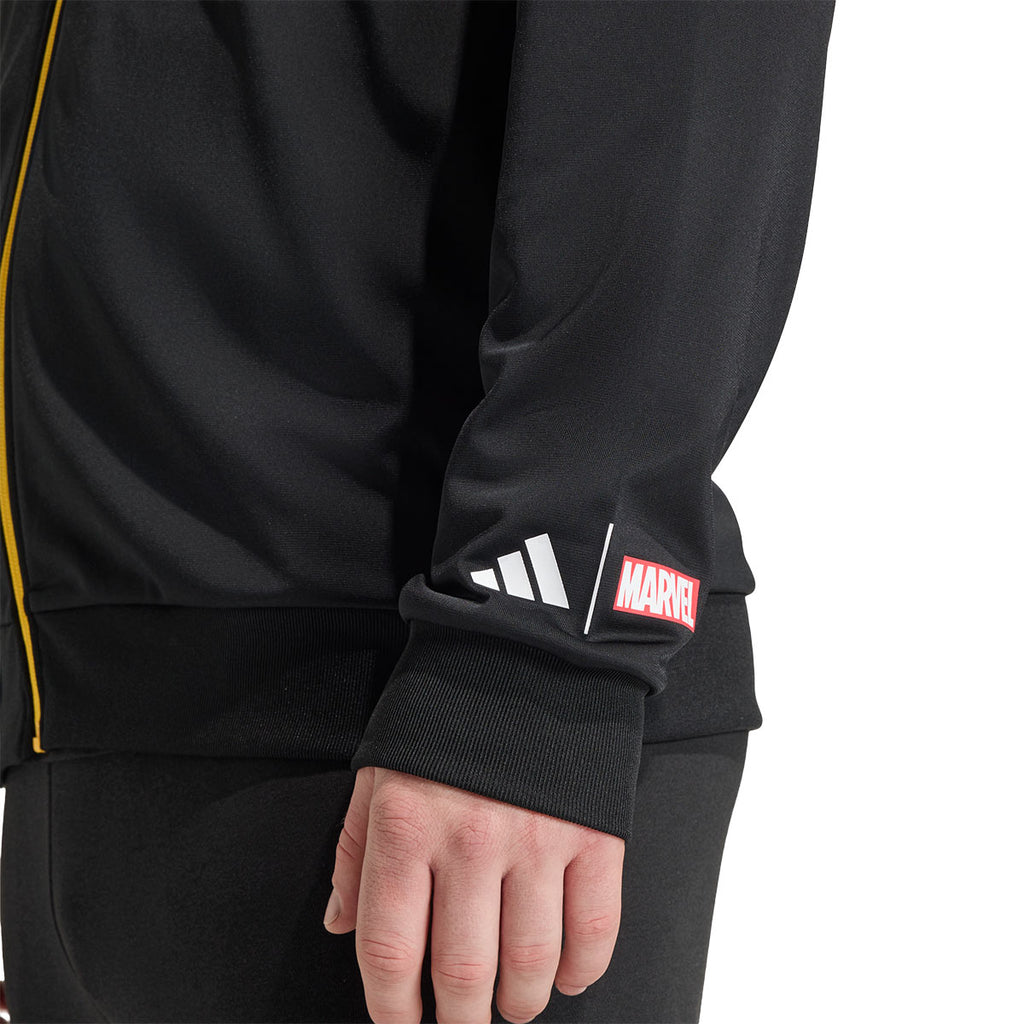 ADIDAS REAL MADRID X MARVEL TRACK TOP - BLACK