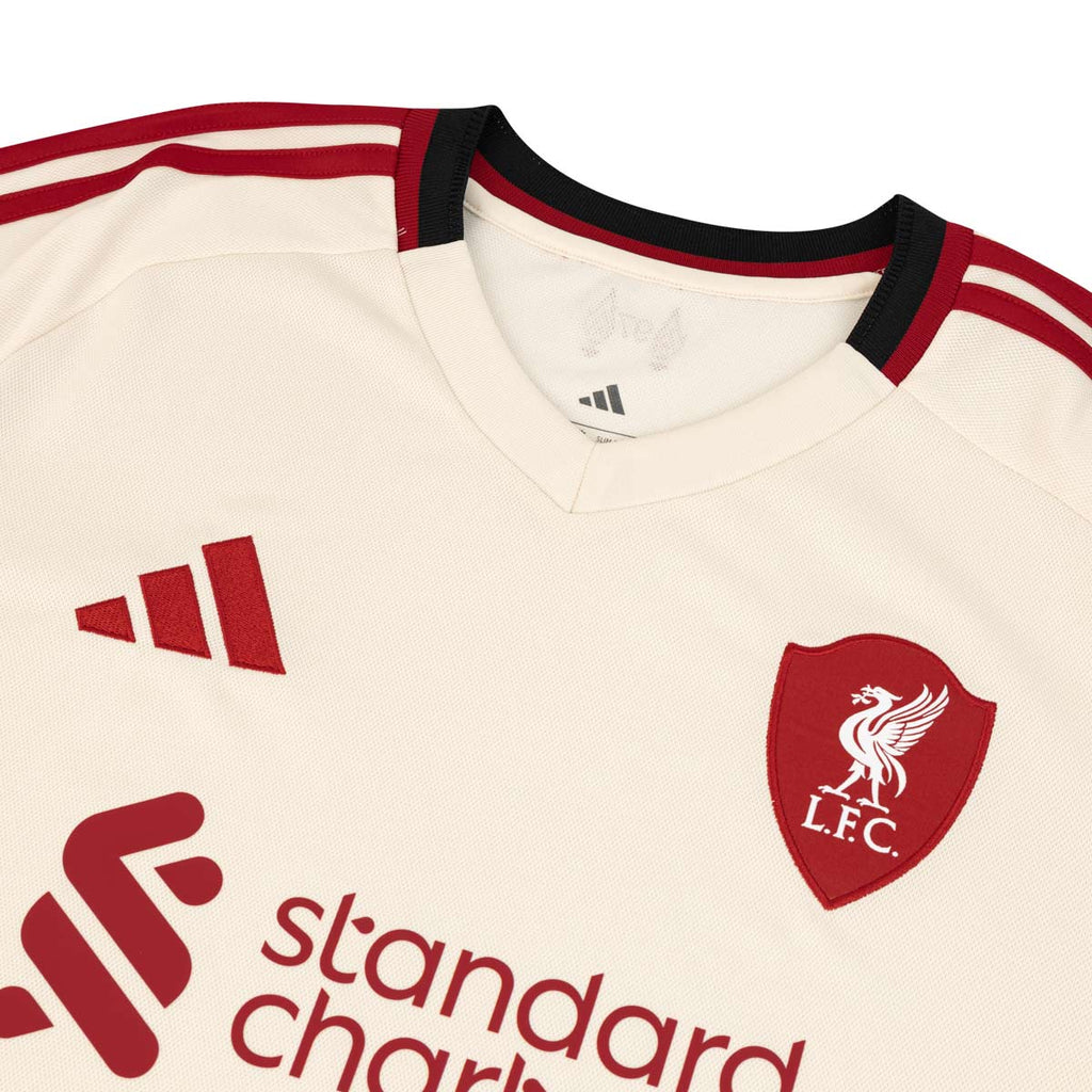 ADIDAS LIVERPOOL 2025/2026 AWAY KIDS JERSEY - WONDER WHITE