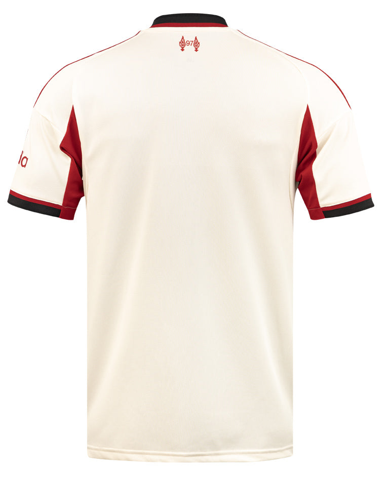 ADIDAS LIVERPOOL 2025/2026 AWAY KIDS JERSEY - WONDER WHITE