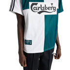 ADIDAS LIVERPOOL 1995 AWAY JERSEY - WHITE/RICH GREEN