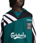 ADIDAS LIVERPOOL 1995 DRILL TOP - RICH GREEN/BLACK
