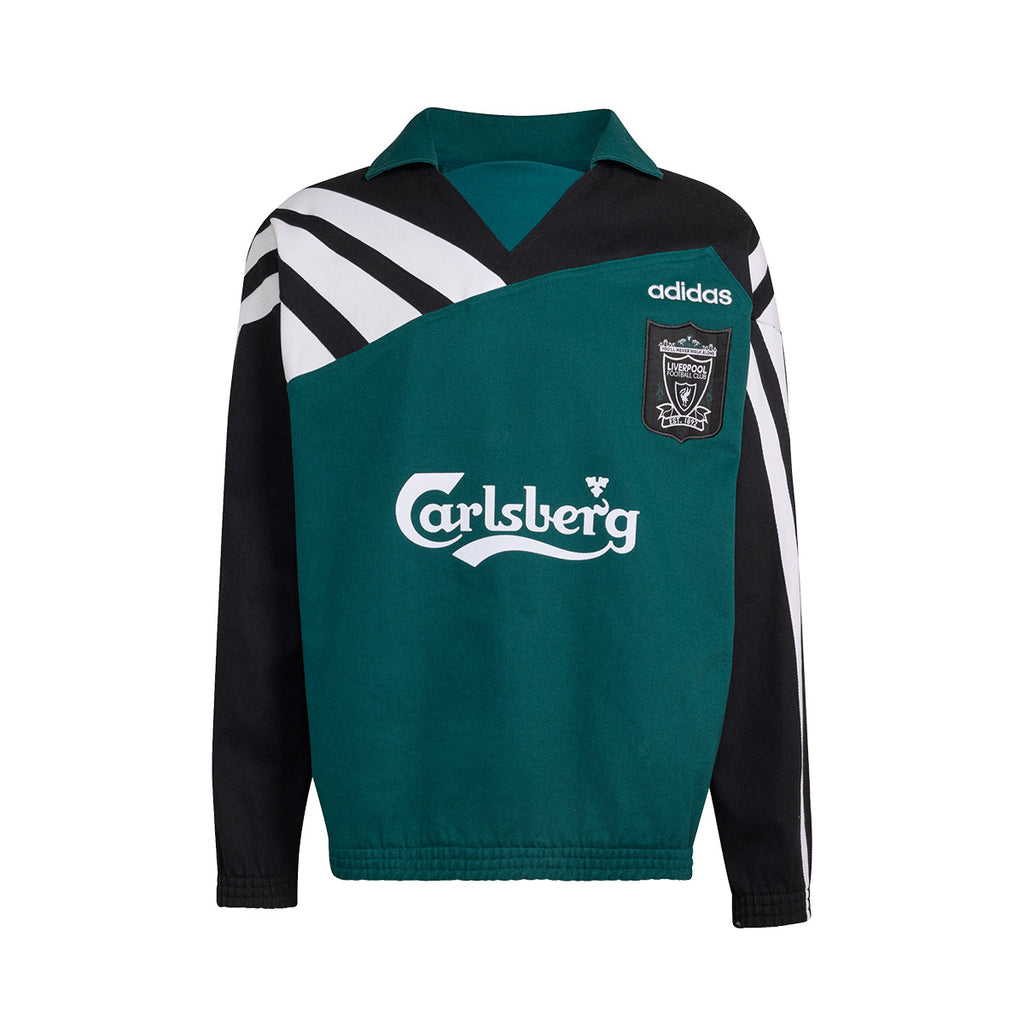 ADIDAS LIVERPOOL 1995 DRILL TOP - RICH GREEN/BLACK