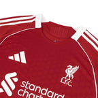 ADIDAS LIVERPOOL 2025/2026 HOME PLAYER JERSEY - STRAWBERRY RED