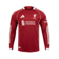 ADIDAS LIVERPOOL 2025/2026 HOME PLAYER LONG SLEEVE JERSEY - STRAWBERRY RED