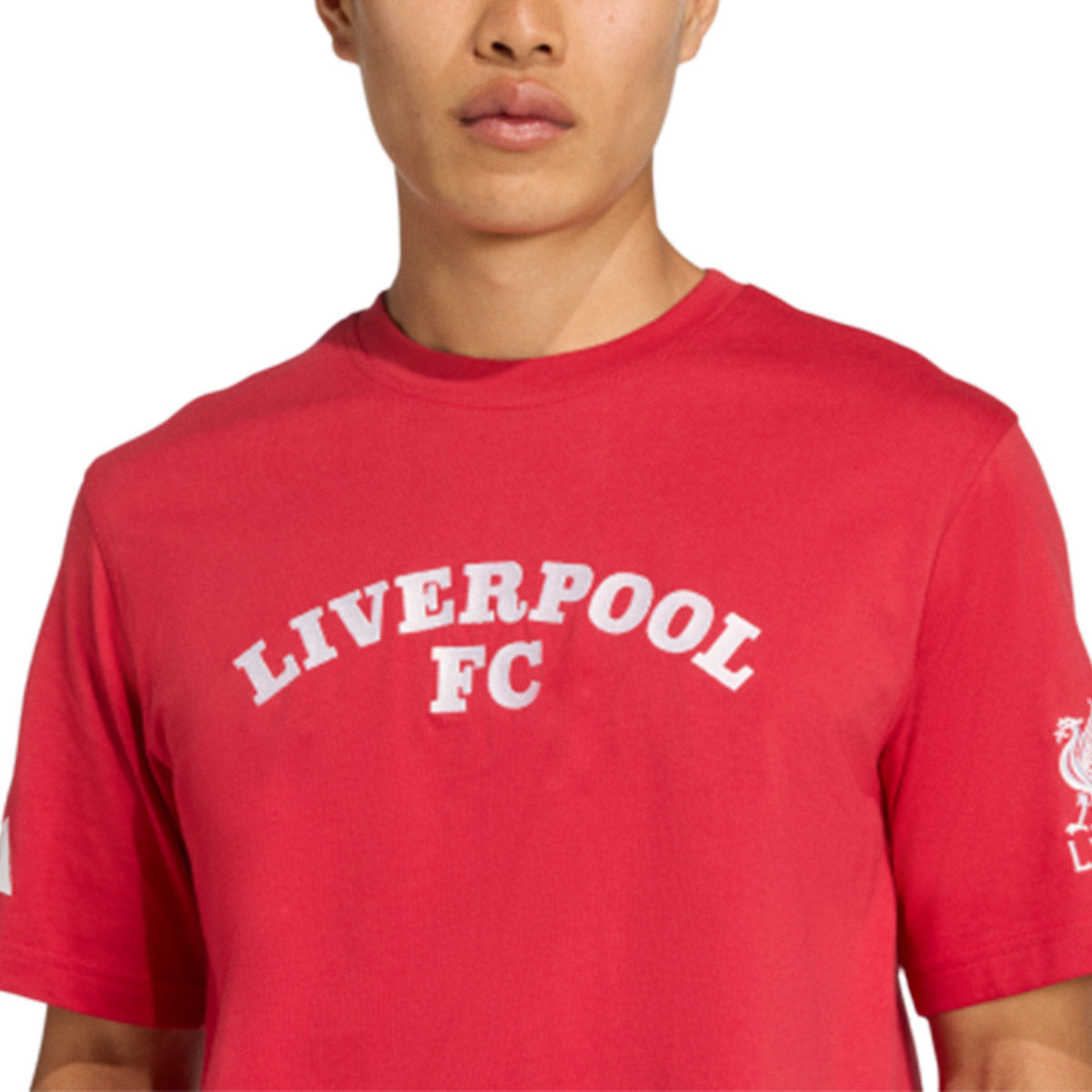 ADIDAS LIVERPOOL US TEE - STRAWBERRY RED