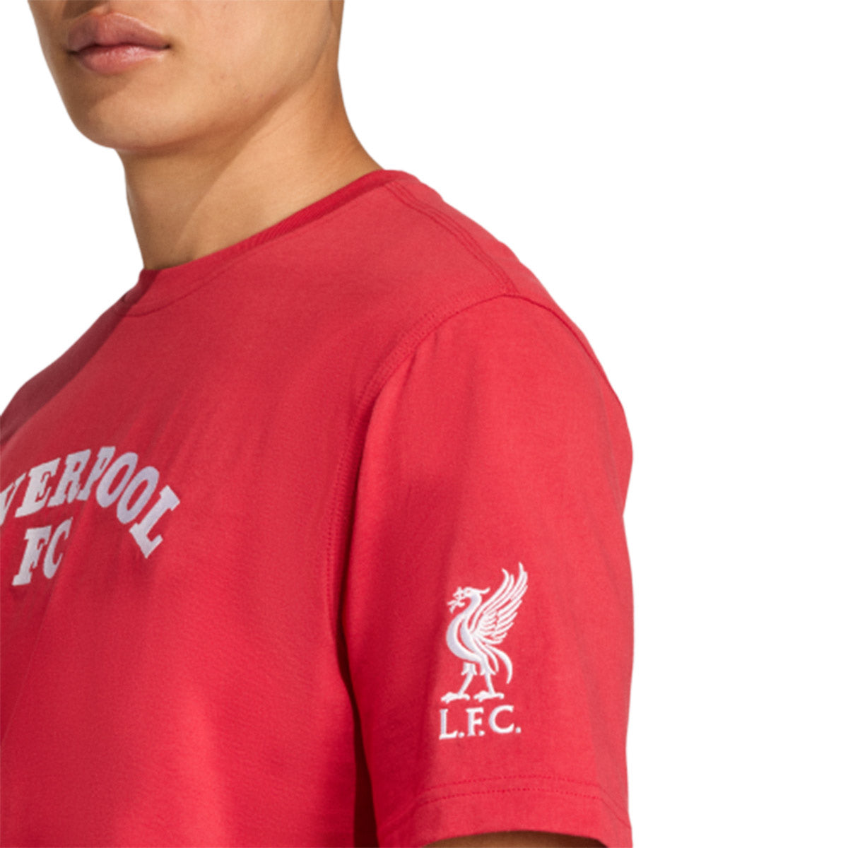 ADIDAS LIVERPOOL US TEE - STRAWBERRY RED