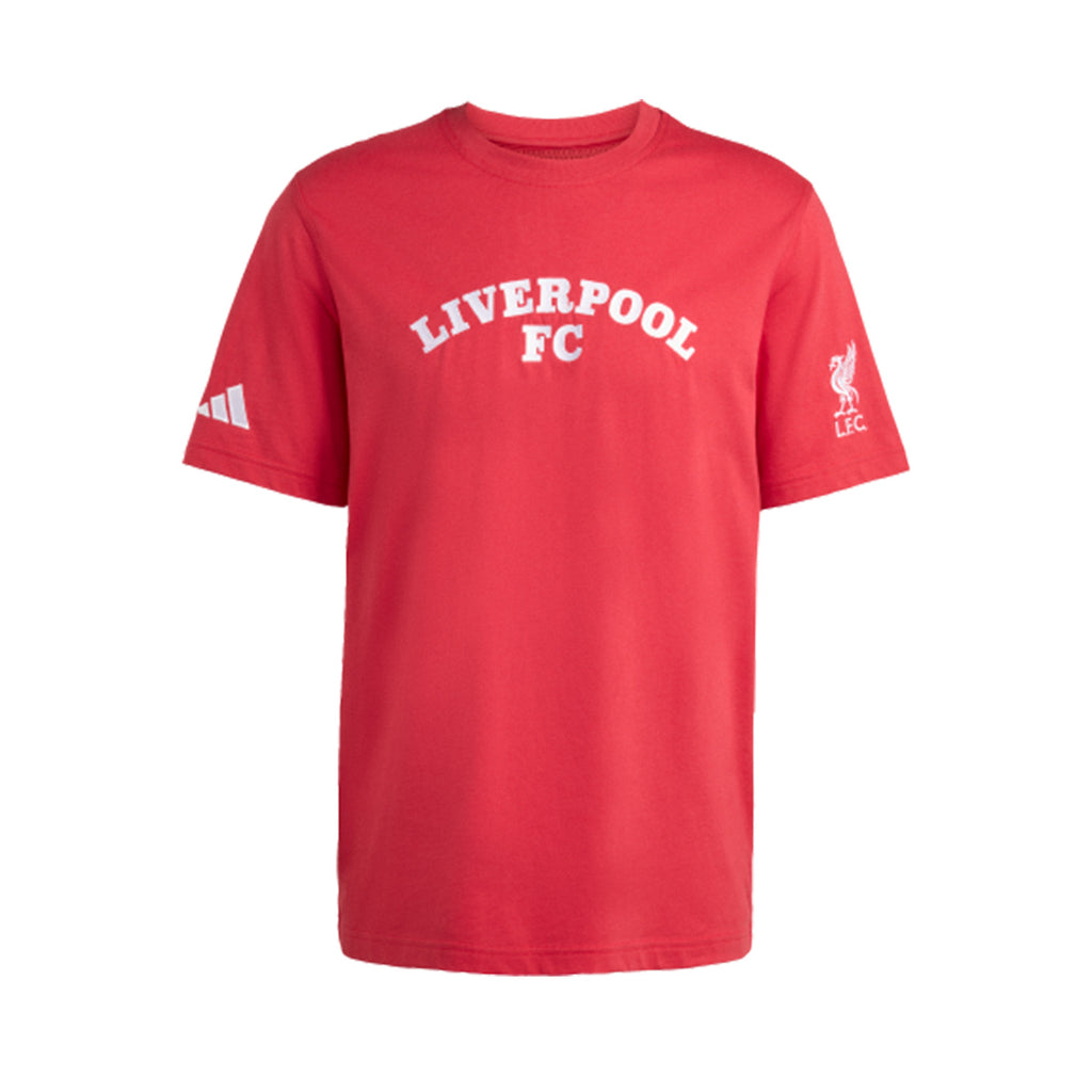 ADIDAS LIVERPOOL US TEE - STRAWBERRY RED