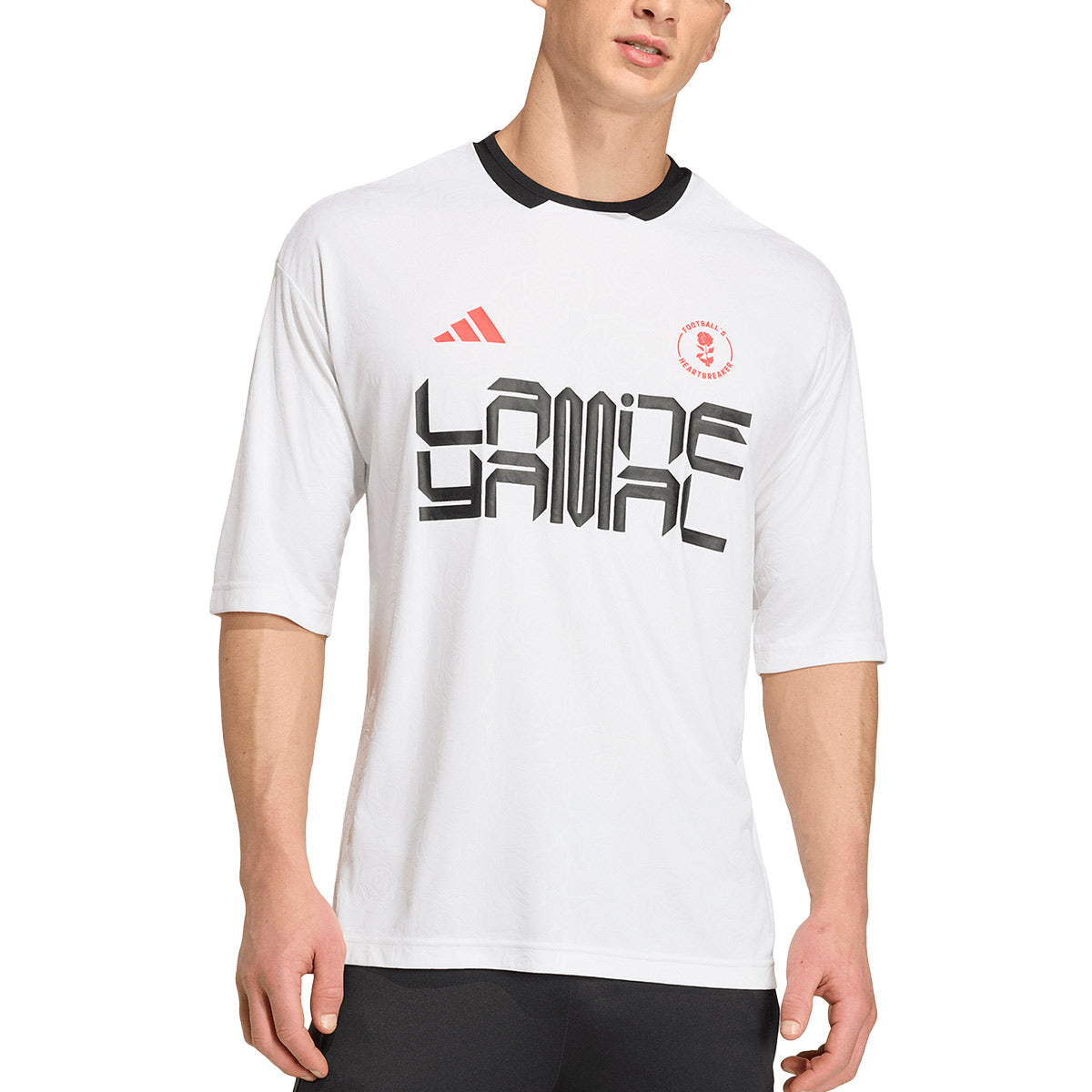 ADIDAS LAMINE YAMAL TRAINING TEE - WHITE