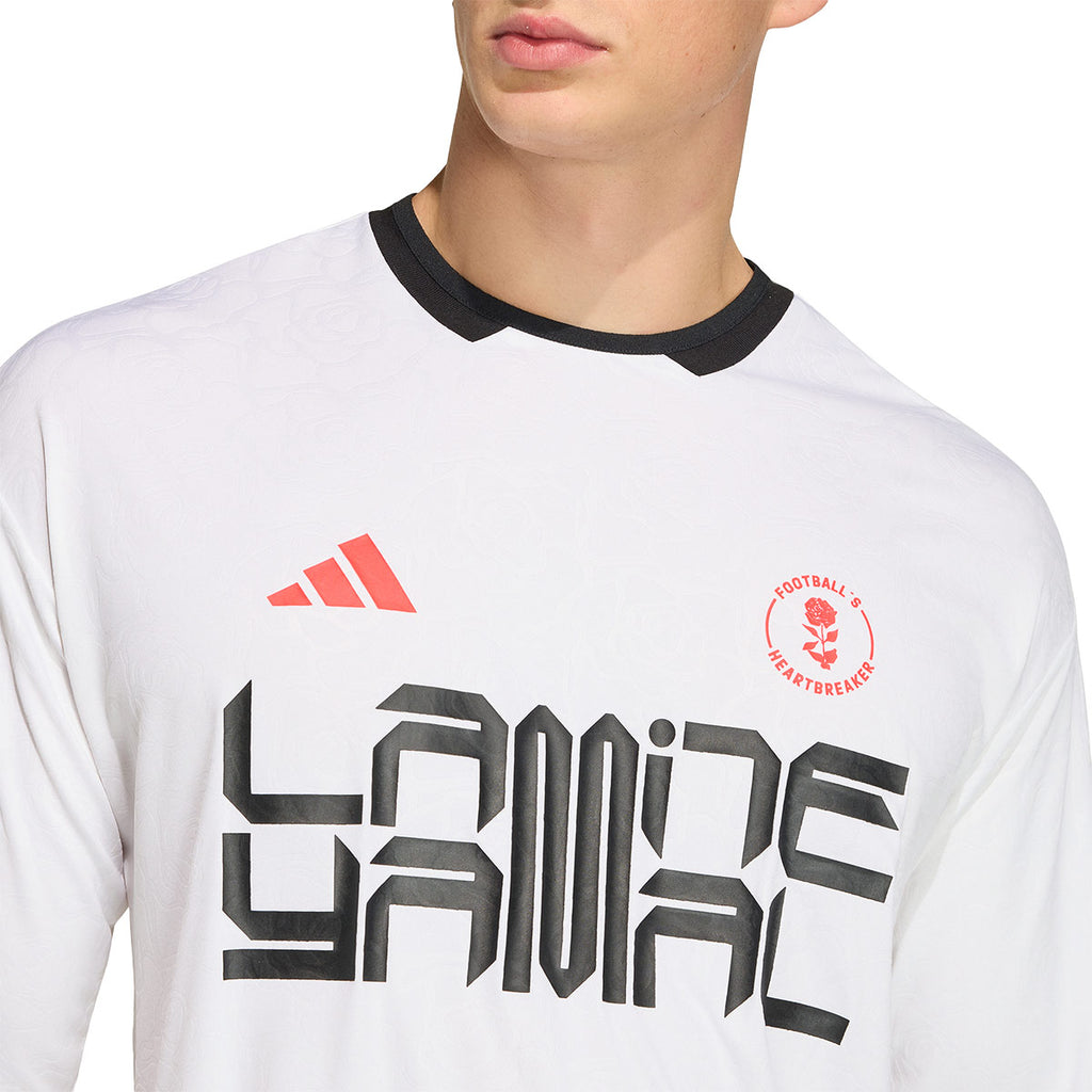 ADIDAS LAMINE YAMAL TRAINING TEE - WHITE