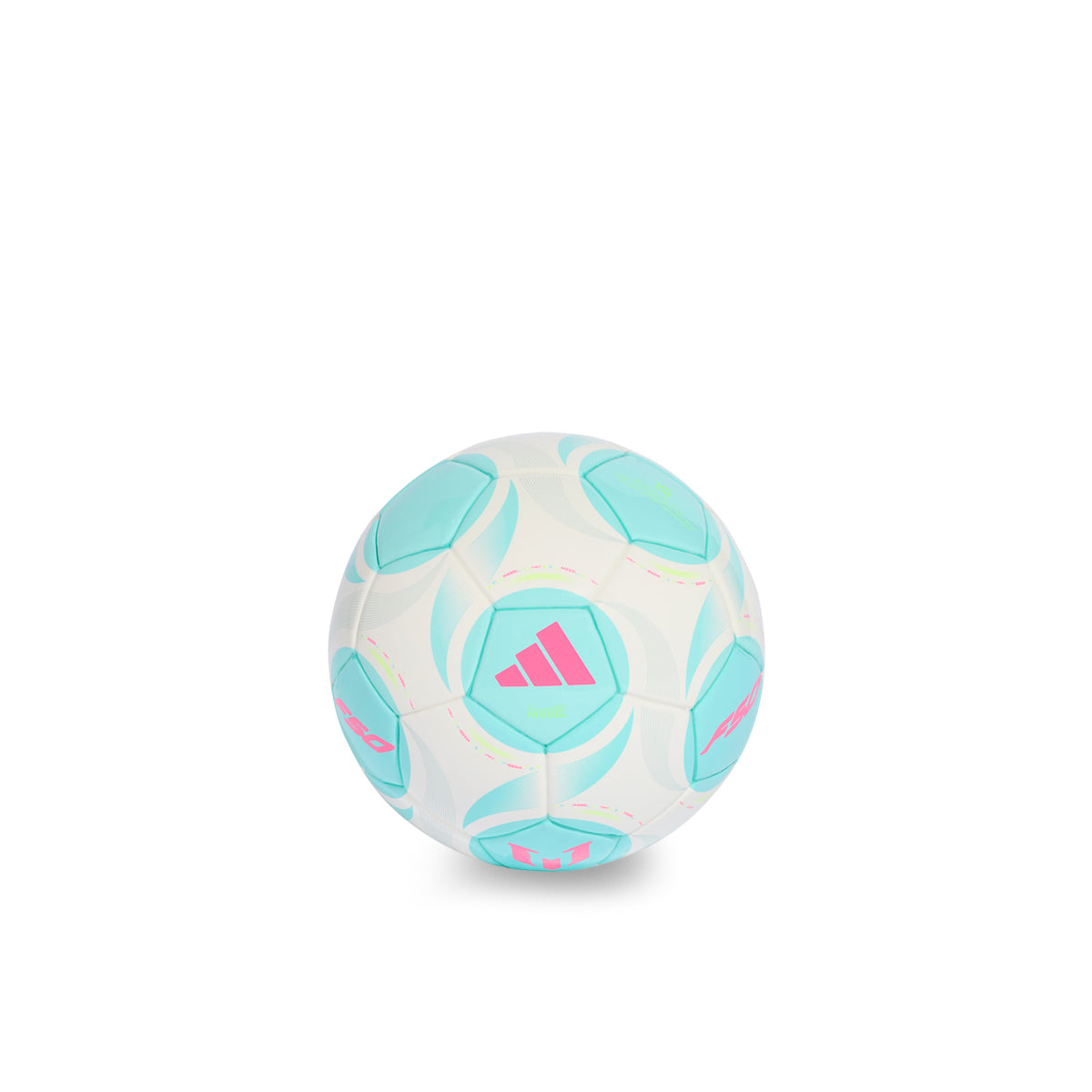 ADIDAS MESSI MINI BALL - WHITE/FLASH AQUA/HALO MINT