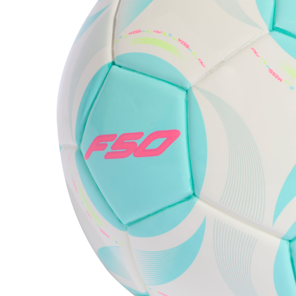 ADIDAS MESSI MINI BALL - WHITE/FLASH AQUA/HALO MINT
