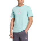 ADIDAS MESSI GRAPHIC TEE - SEMI FLASH AQUA