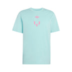 ADIDAS MESSI GRAPHIC TEE - SEMI FLASH AQUA