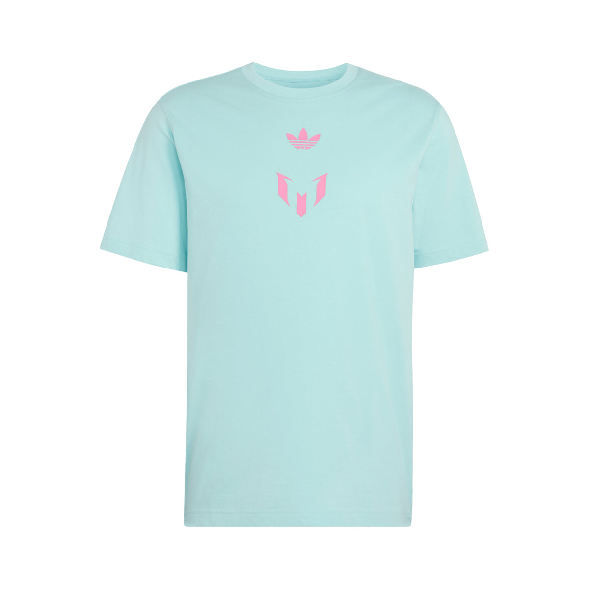 ADIDAS MESSI GRAPHIC TEE - SEMI FLASH AQUA