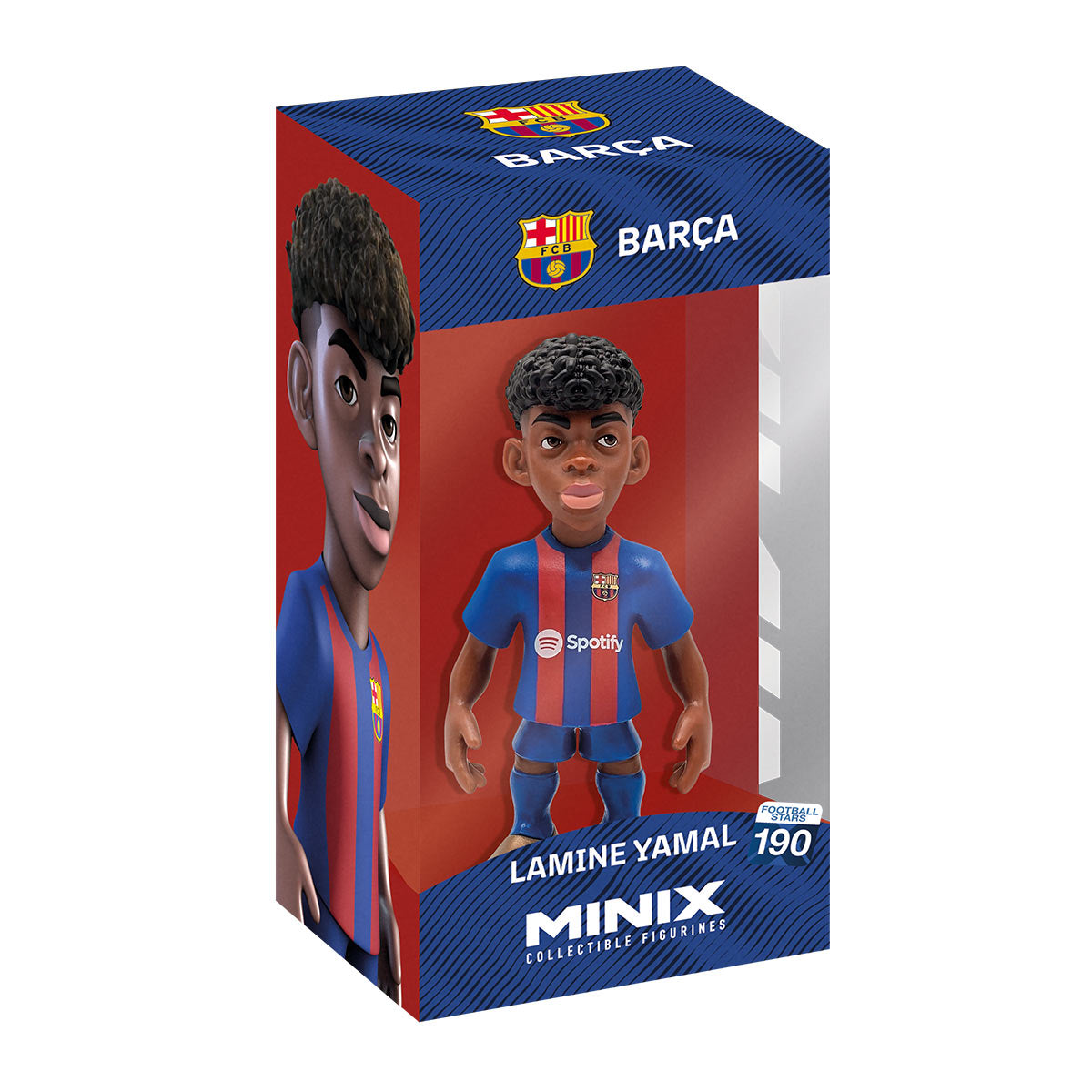 MINIX BARCELONA LAMINE YAMAL FIGURINE - NAVY/RED