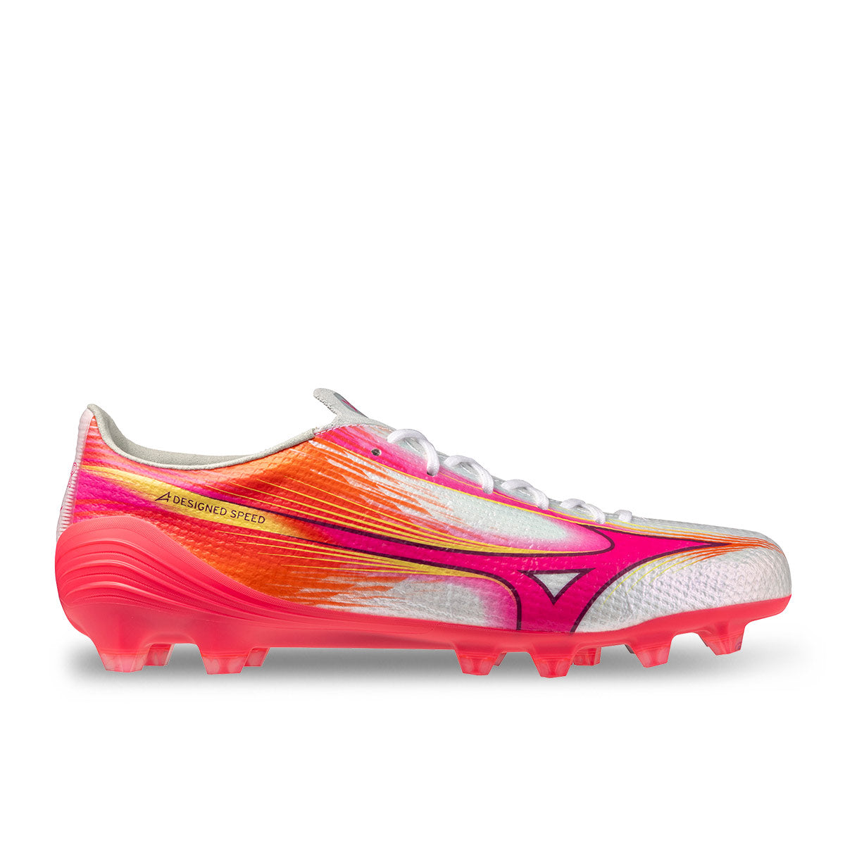 MIZUNO ALPHA III JAPAN FG - WHITE/FUCHSIA PURPLE