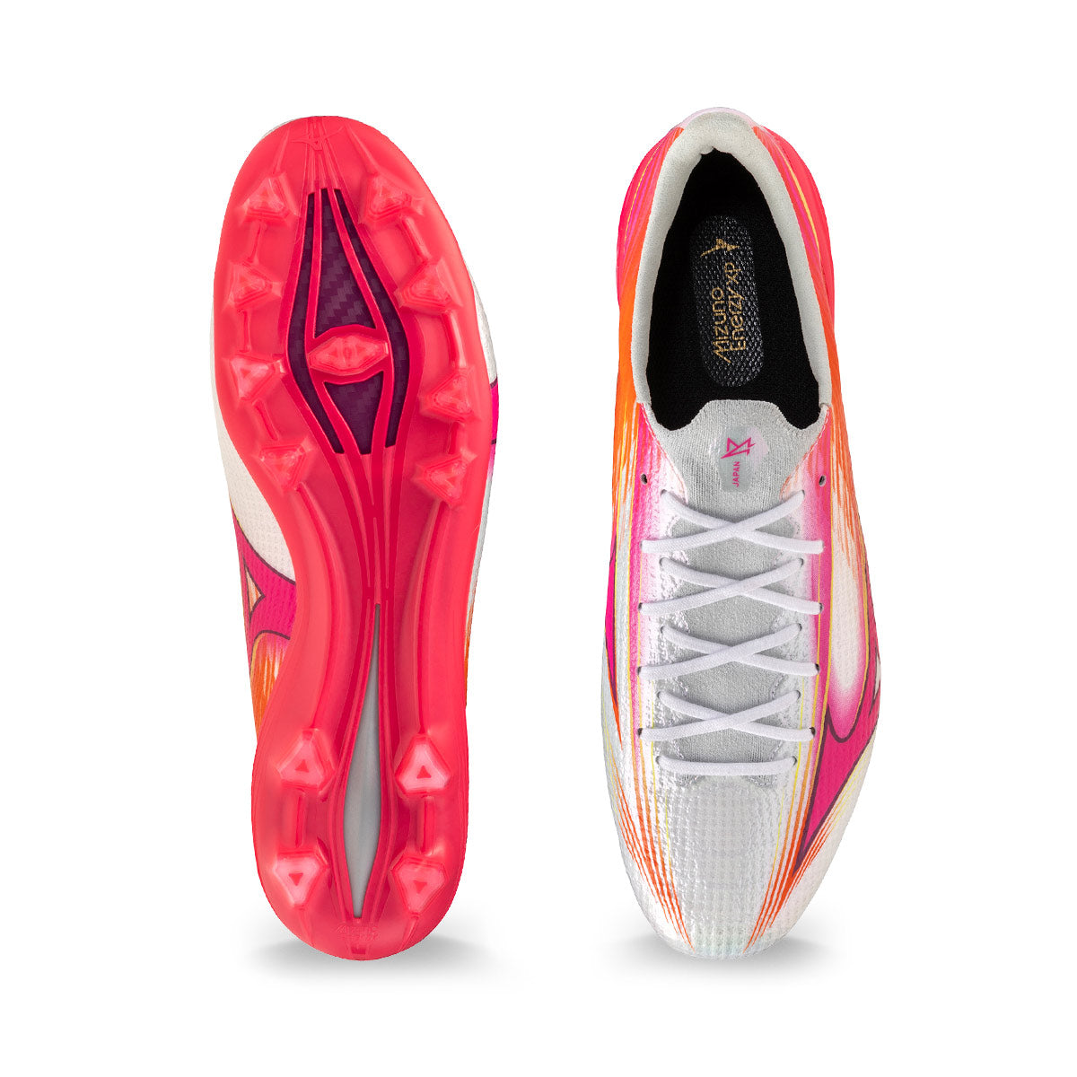 MIZUNO ALPHA III JAPAN FG - WHITE/FUCHSIA PURPLE