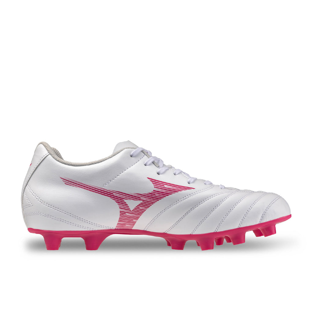 MIZUNO MONARCIDA NEO III SELECT FG - WHITE/PINK TERRA