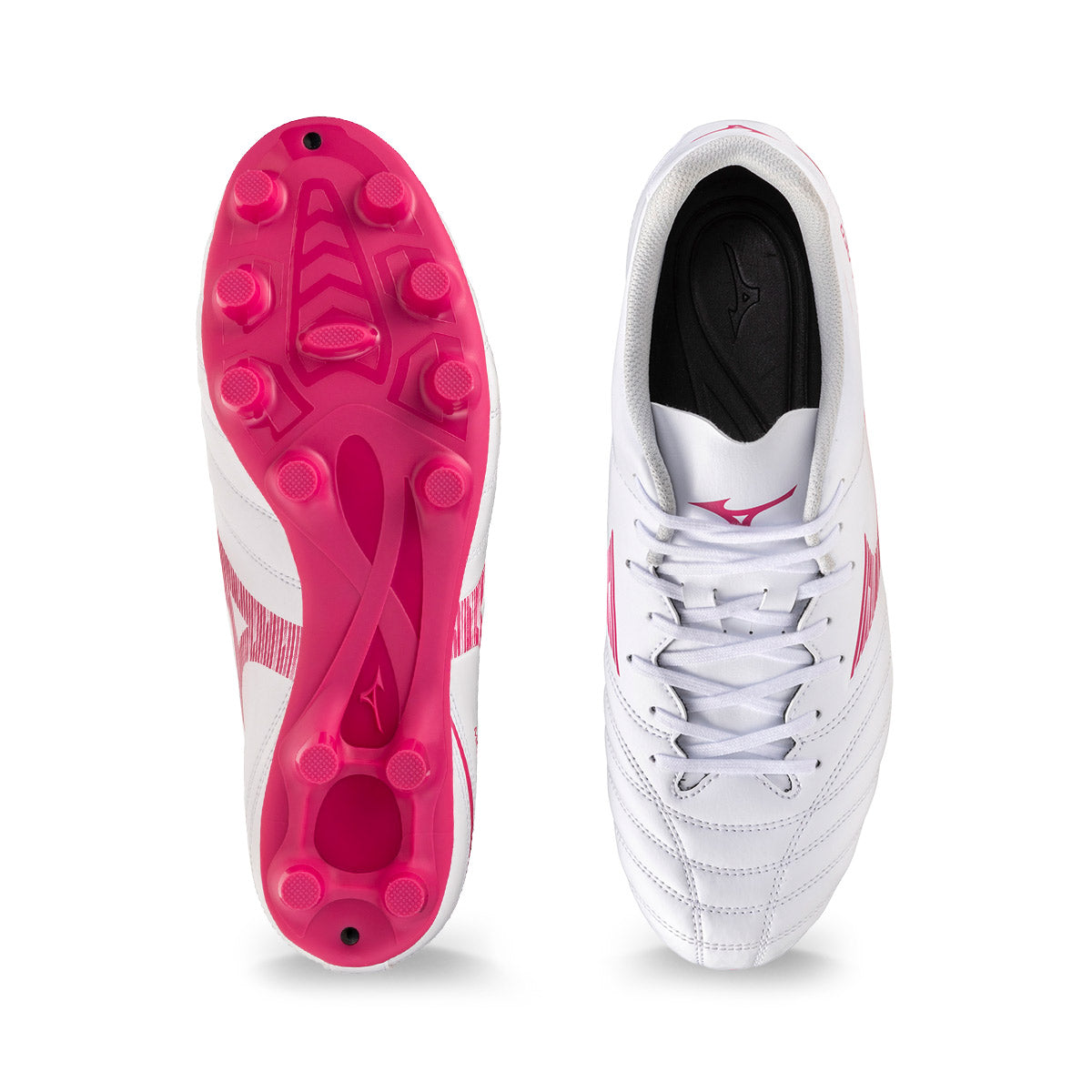 MIZUNO MONARCIDA NEO III SELECT FG - WHITE/PINK TERRA