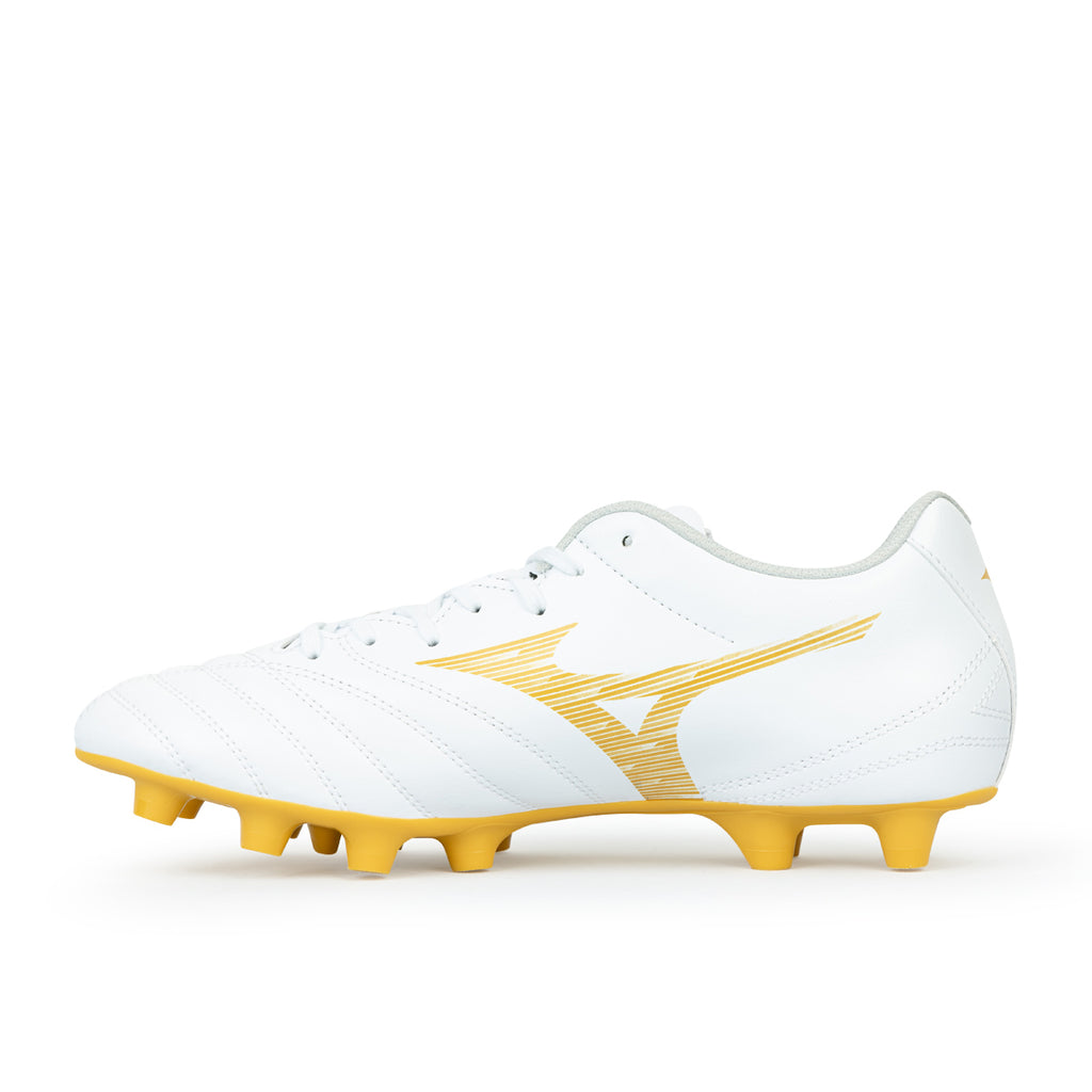 MIZUNO MONARCIDA NEO III SELECT FG - WHITE/MP GOLD