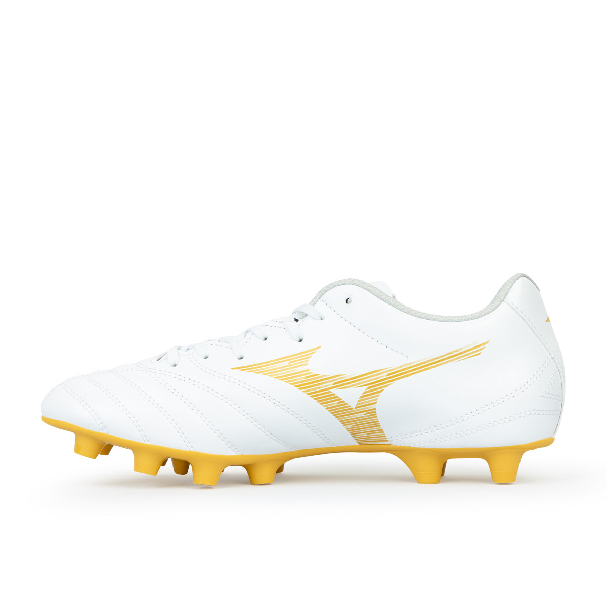 MIZUNO MONARCIDA NEO III SELECT FG - WHITE/MP GOLD
