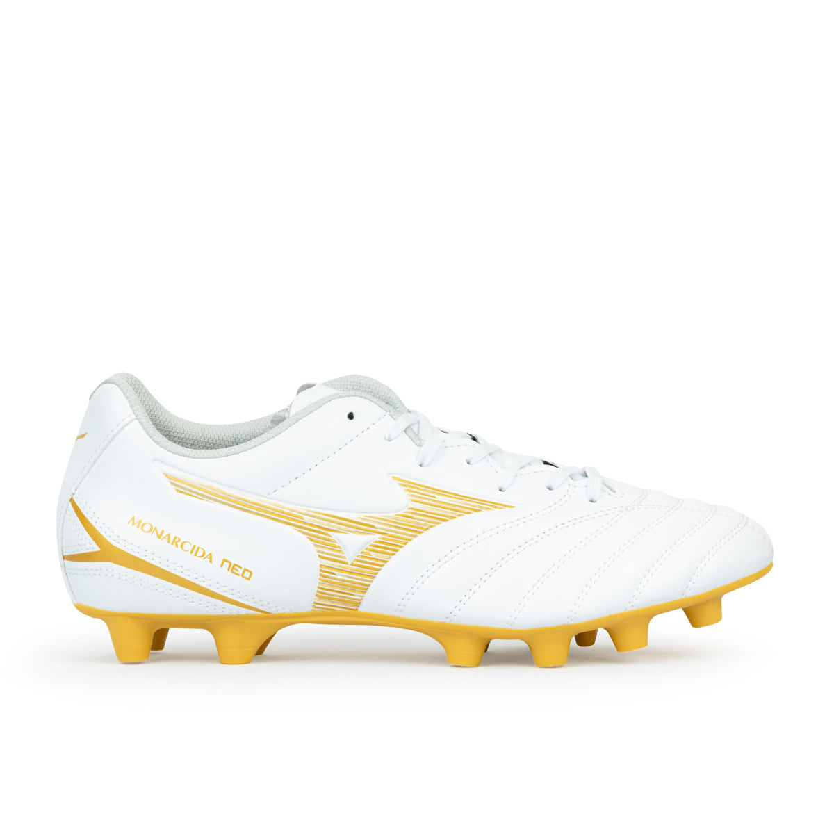 MIZUNO MONARCIDA NEO III SELECT FG - WHITE/MP GOLD