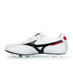 MIZUNO MORELIA II JAPAN FG - WHITE/BLACK/CHINESE RED