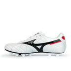 MIZUNO MORELIA II M8 JAPAN FG - WHITE/BLACK/CHINESE RED