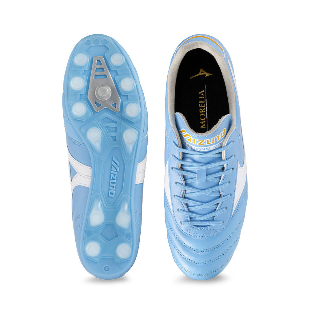 MIZUNO MORELIA II PRO FG - CELESTE/WHITE