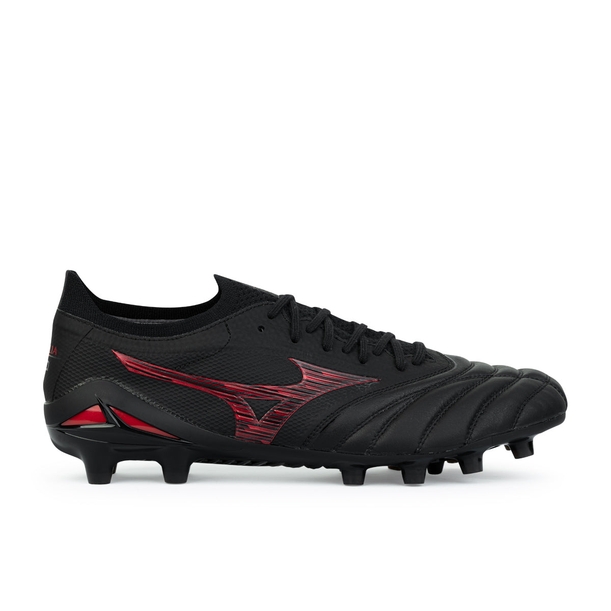 MIZUNO MORELIA NEO IV BETA JAPAN FG - BLACK/MORELIA 40TH RED/BLACK