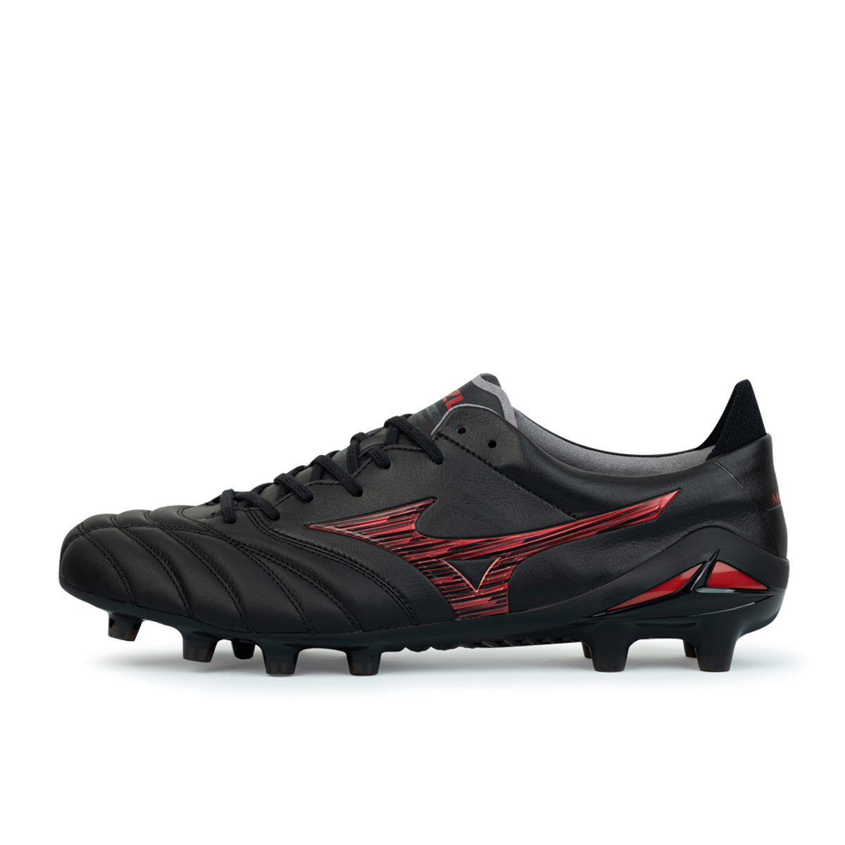 MIZUNO MORELIA NEO IV JAPAN FG - BLACK/MORELIA 40TH RED/BLACK
