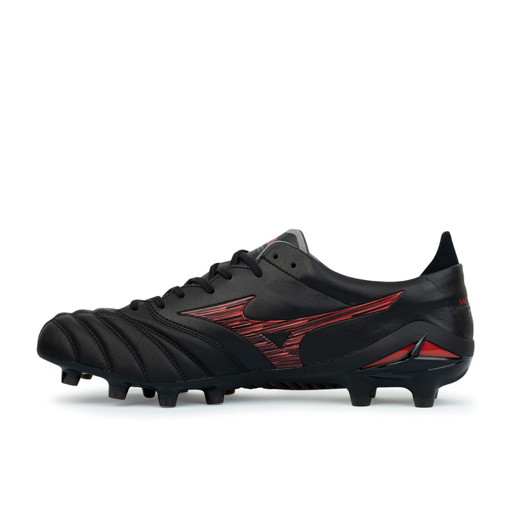 MIZUNO MORELIA NEO IV JAPAN FG - BLACK/MORELIA 40TH RED/BLACK