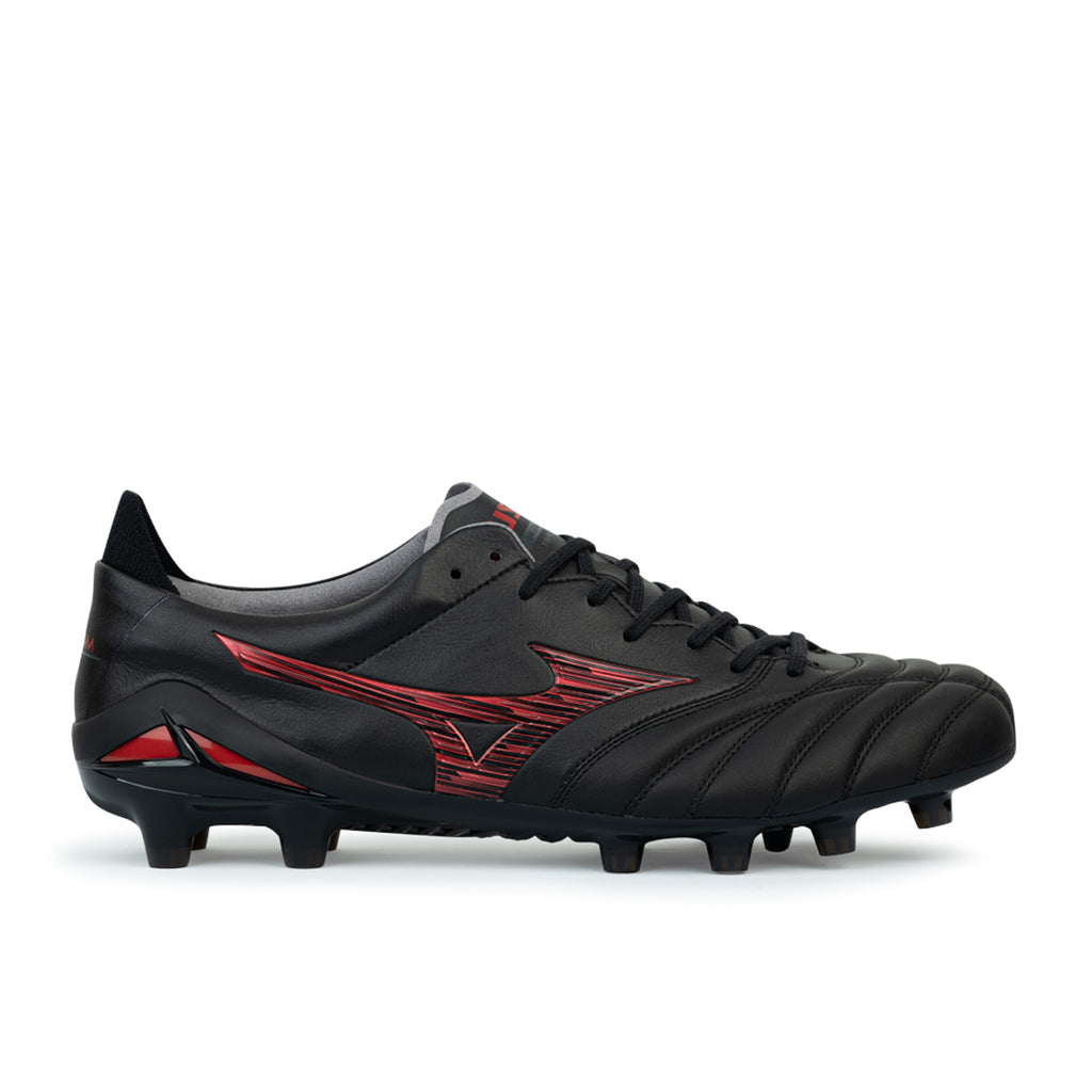 MIZUNO MORELIA NEO IV JAPAN FG - BLACK/MORELIA 40TH RED/BLACK
