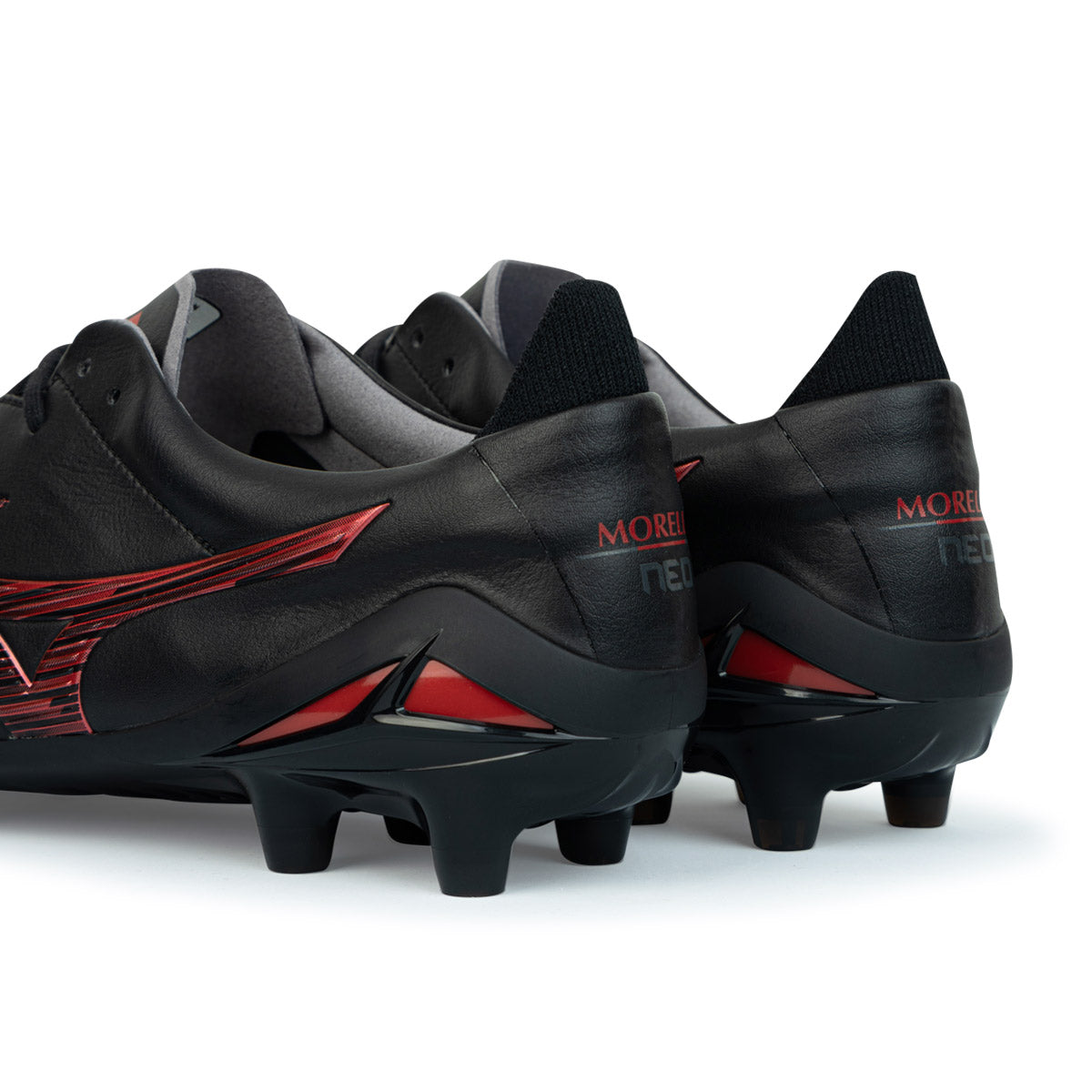 MIZUNO MORELIA NEO IV JAPAN FG - BLACK/MORELIA 40TH RED/BLACK