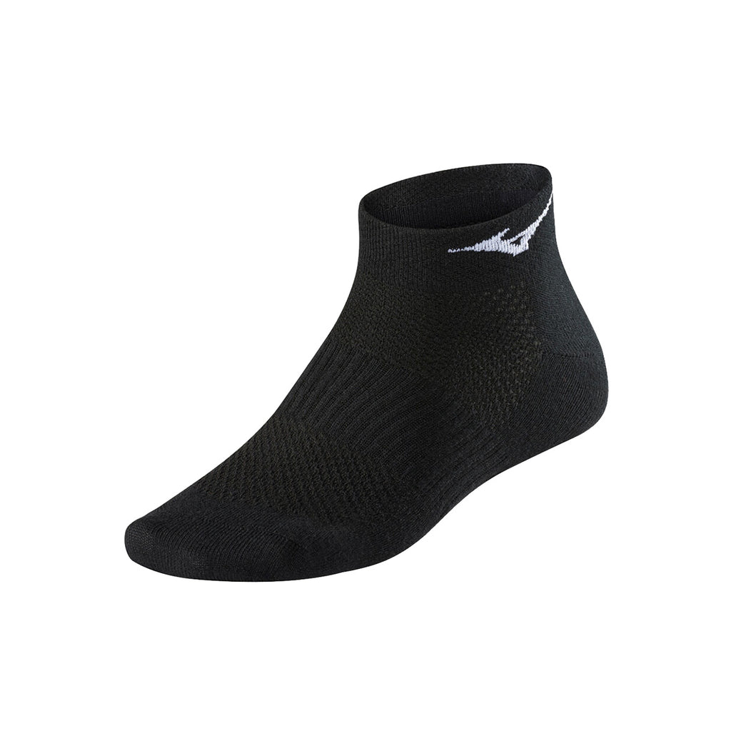 MIZUNO TRAINING MID SOCKS 3P - BLACK/BLACK/BLACK