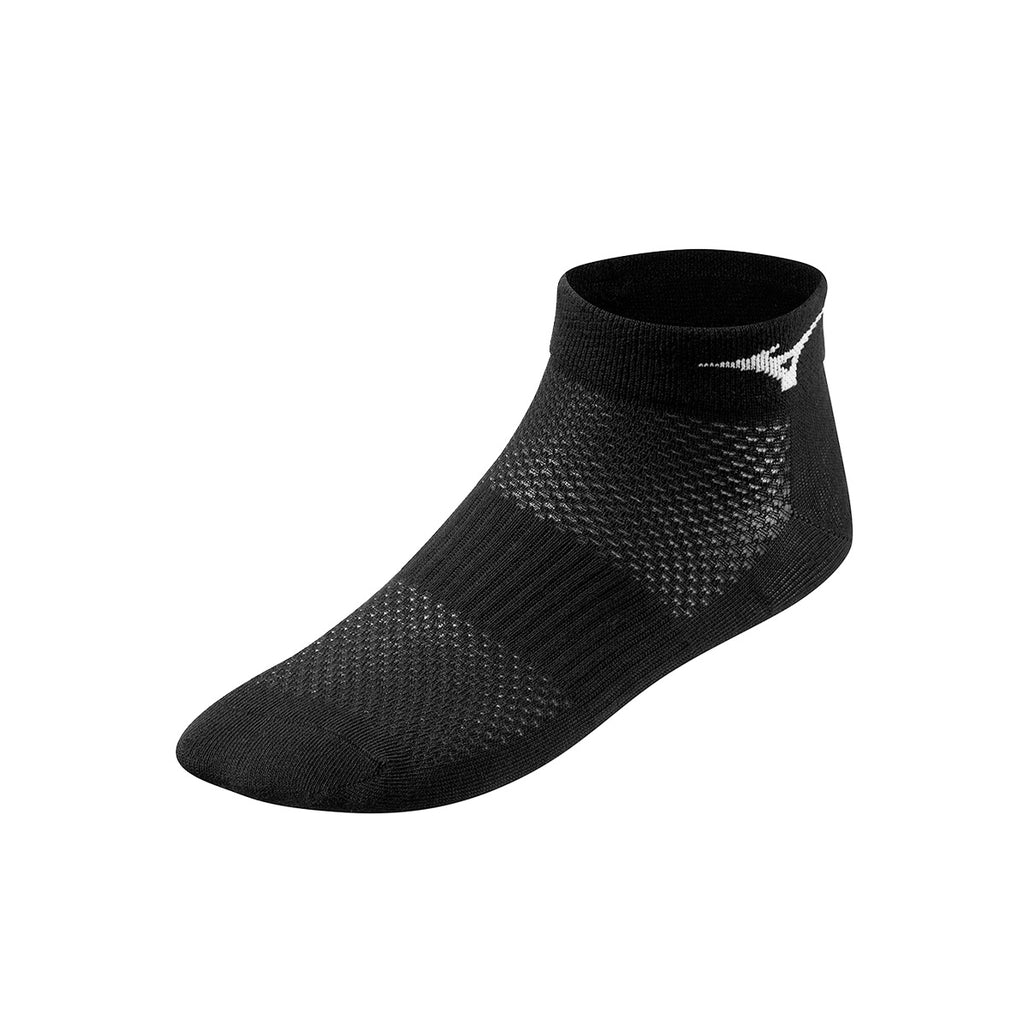 MIZUNO TRAINING MID SOCKS 3P - WHITE/WHITE/BLACK