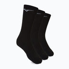 MIZUNO TRAINING SOCKS 3P - BLACK