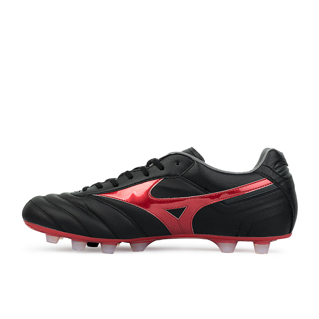 MIZUNO MORELIA II ELITE FG - BLACK/MORELIA 40TH RED/BLACK