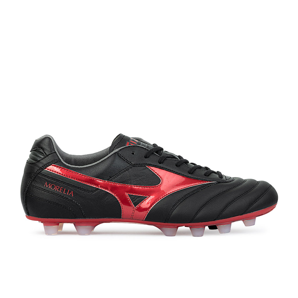 MIZUNO MORELIA II ELITE FG - BLACK/MORELIA 40TH RED/BLACK