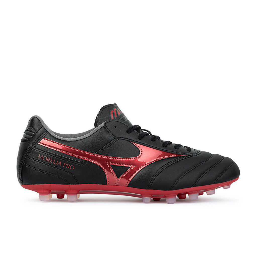 MIZUNO MORELIA II PRO AG - BLACK/MORELIA 40TH RED/BLACK