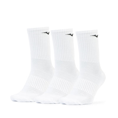 MIZUNO TRAINING SOCKS 3P - WHITE