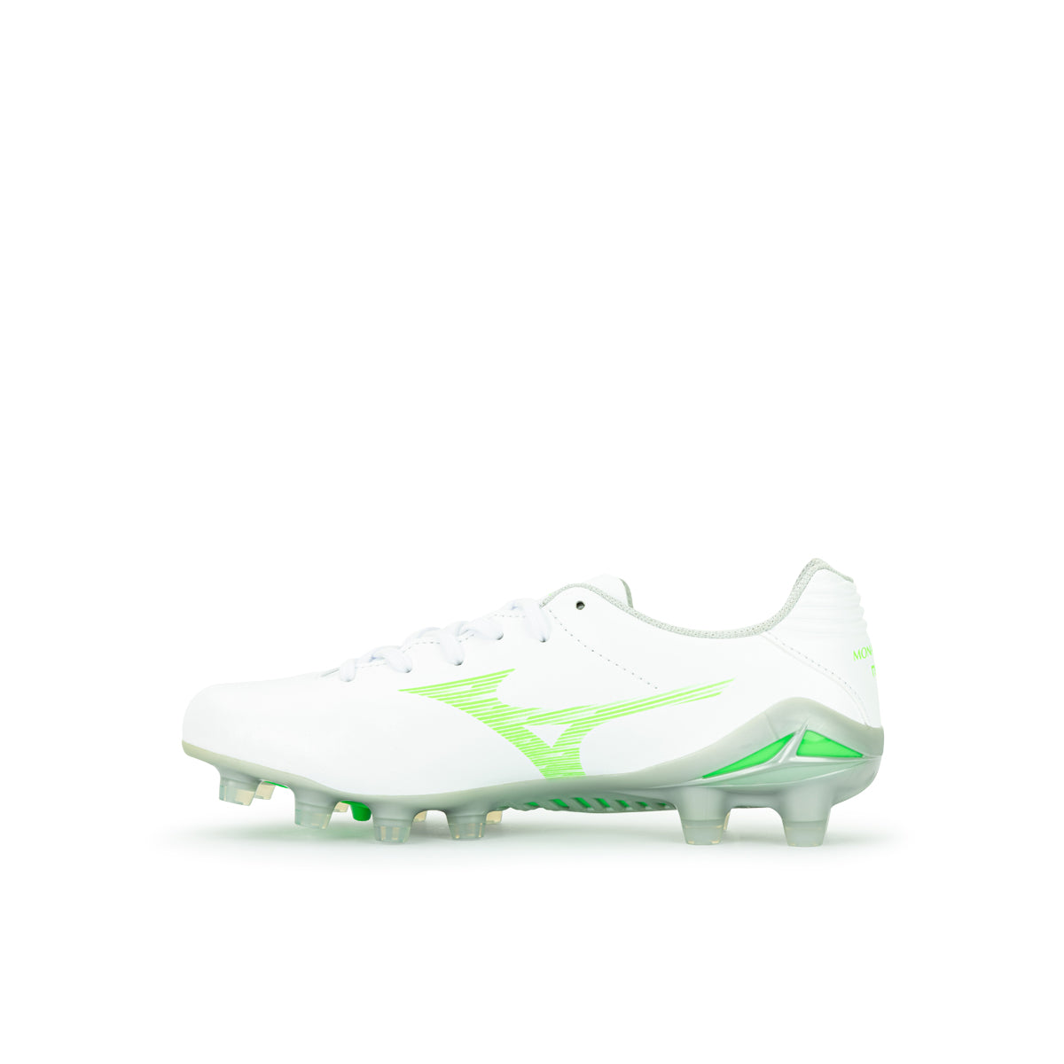MIZUNO MONARCIDA NEO III PRO JR FG - WHITE/NEON GREEN