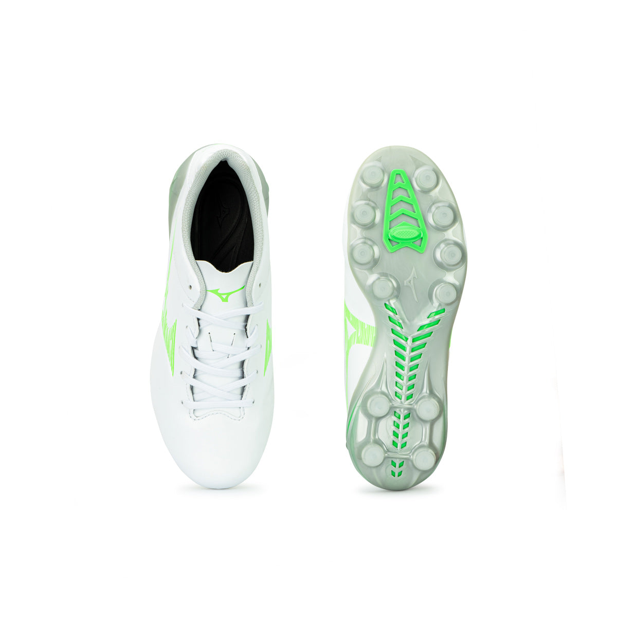 MIZUNO MONARCIDA NEO III PRO JR FG - WHITE/NEON GREEN