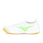 MIZUNO MORELIA NEO SALA BETA JAPAN IN - WHITE/NEON GREEN/COOL GRAY 3C