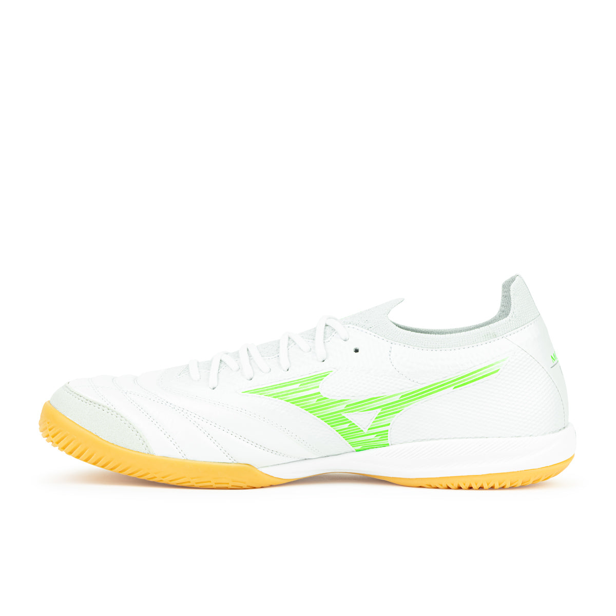 MIZUNO MORELIA NEO SALA BETA JAPAN IN - WHITE/NEON GREEN/COOL GRAY 3C