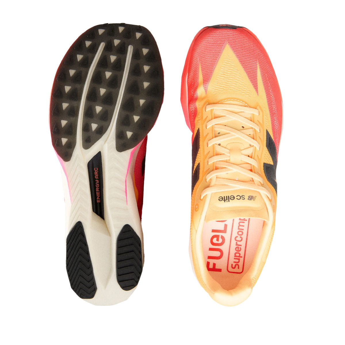 New Balance M Fuelcell Supercomp Elite V5 Tangerineheat Whitepeach Pinkheat